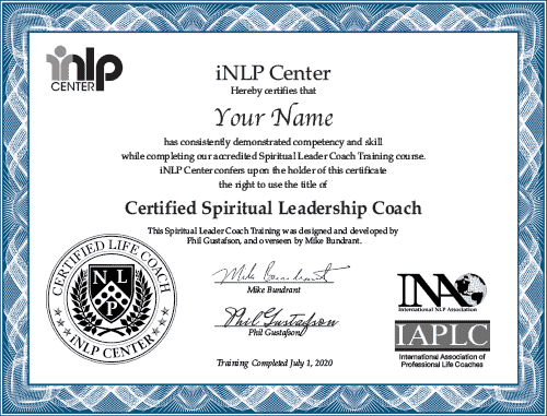 Spiritual Leader Coach Certificate
