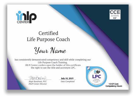 Life Purpose Coach Certificate