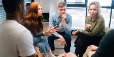 Group coaching session