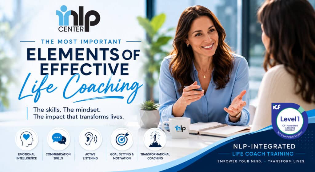 Most effective life coach training elements